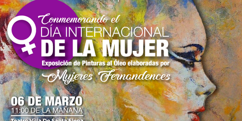Con exposición de pintura conmemorarán el Día de la Mujer