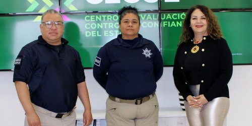 Gobierno Estatal fortalece seguridad con policías certificados