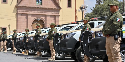 Ricardo Gallardo entrega nuevo equipamiento para la seguridad de Villa de Pozos