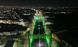 Ricardo Gallardo entrega puente vehicular en carretera a Rioverde