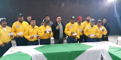 Brigadistas contra incendios del Nacimiento, recibieron pago de jornales, herramienta y equipo