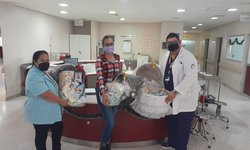 DIF Rioverde entregó cunitas a los tres primeros bebés nacidos del 2023 en el Hospital General