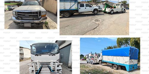 Policía de investigación recupera dos vehículos en Ciudad Valles