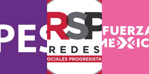 ¿Debut y despedida? PES, RSP y Fuerza por México perderían el registro