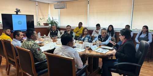 Coordinadora nacional de Protección Civil se reúne con el Comité Estatal de Manejo del Fuego