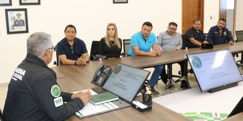 Secretario de Seguridad se reúne con patronato del Centro de Abastos