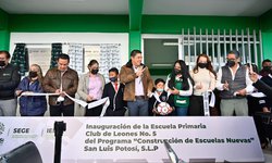 Con nueva infraestructura educativa mejora el futuro de la niñez potosina