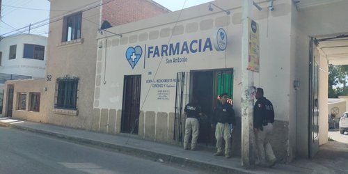 Policía de Rioverde atendió reporte de robo a farmacia