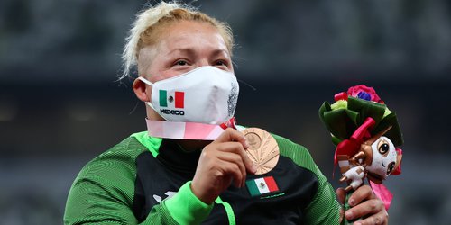 Rosa María Guerrero gana bronce para México en lanzamiento de disco en Paralímpicos de Tokyo 2020