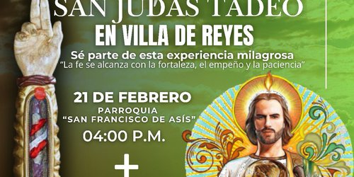 Villa de Reyes recibirá las reliquias de San Judas Tadeo