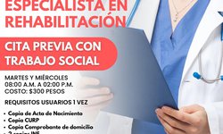 Invitan a conocer y usar servicios médicos de rehabilitación en la UBR de Rioverde