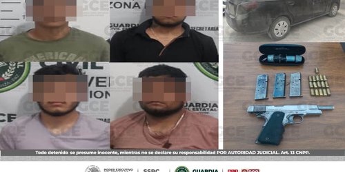 Detienen a sujetos armados en Rioverde