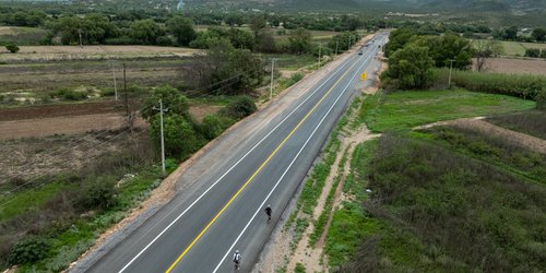 Gobernador Gallardo inaugura supercarretera a Ahualulco