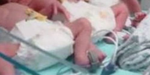 Los trillizos que nacieron con COVID-19 son de Villa Juárez