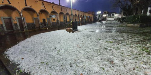 Fuerte tromba de granizo sorprende a Tierra Nueva