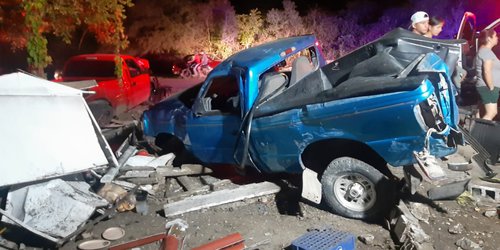 Una mujer muerta y cinco heridos, saldo de trágico accidente en Santa Catarina