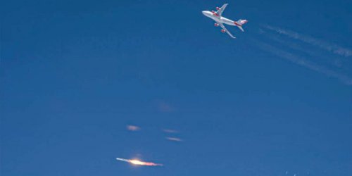 Virgin falla en el primer lanzamiento orbital de su cohete aerotransportado
