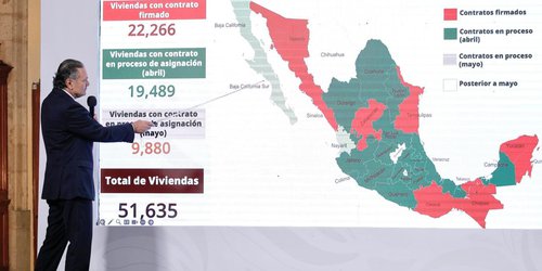 Inició en Abril la construcción de 22 mil 266 viviendas, y en mayo otras 51 mil 600: Infonavit