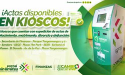 Facilitan trámites con actas del  Registro Civil en kioscos electrónicos