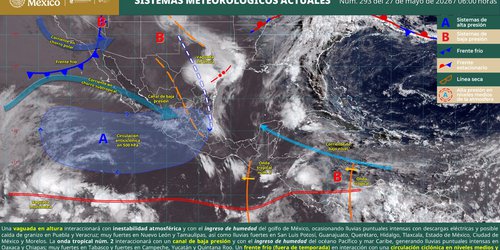 CONAGUA mantiene vigilancia por lluvias y vientos fuertes en SLP