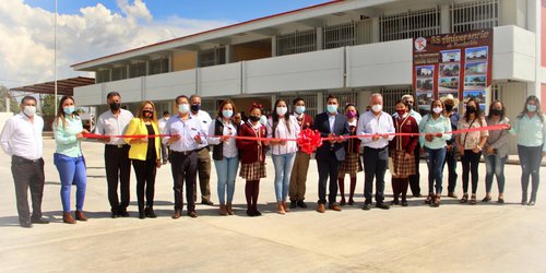 Entregan infraestructura educativa por más de 22 millones de pesos en Cedral y Real de Catorce
