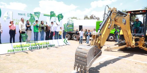 Inician construcción de nueva Unidad Deportiva en Portezuelo