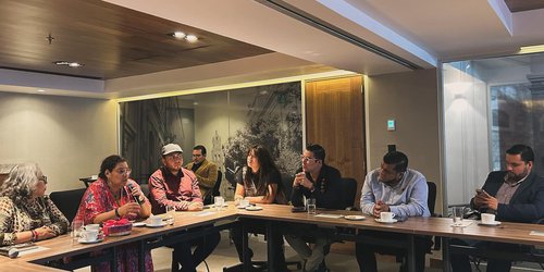 Estuvo en San Luis Potosí Lenia Batres para hablar sobre reforma al Poder Judicial