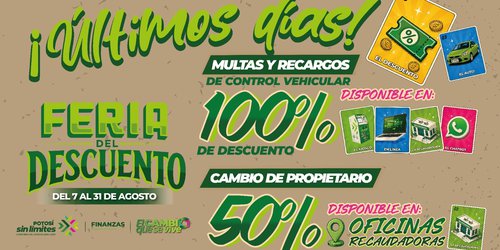 Última semana de descuentos en trámites vehiculares