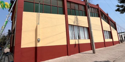 Realizan trabajos de mantenimiento en la Iglesia de San José del Terremoto en Ciudad Fernández