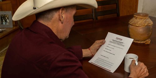 Leobardo Guerrero se registra para buscar coordinación municipal de los Comités de Defensa de la Transformación