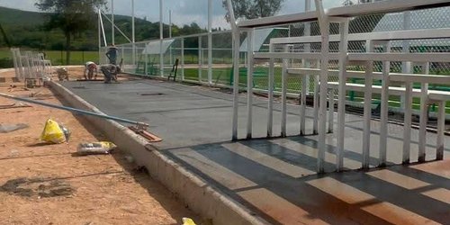 Avanzan obras de infraestructura deportiva en Lagunillas