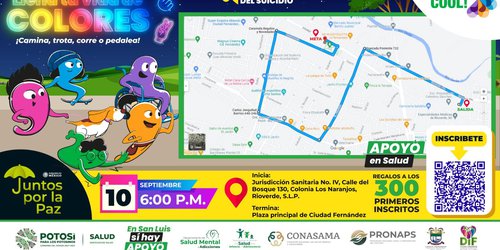 Semana Estatal de prevención del suicidio en San Luis Potosí