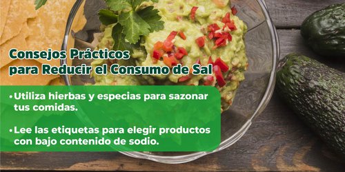 Concientización del uso de la sal