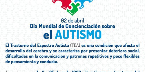 Dos de Abril, Día Mundial de Concienciación sobre Autismo