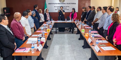 Se instalan los siete Consejos Distritales Federales del INE en SLP
