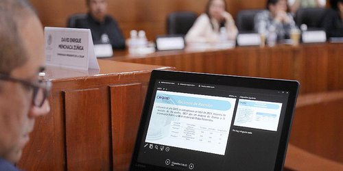 Comparecen comisionados de la CEGAIP por Informe de Actividades 2023