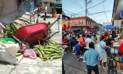 Mujer Tira Puesto de Elotes de Adulto Mayor en Veracruz; Así Respondieron Habitantes