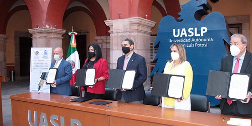 Congreso del Estado y UASLP firman convenio de colaboración institucional