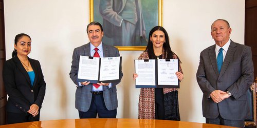 Firman convenio IMES y UASLP a favor de las mujeres