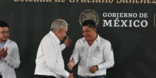 Destaca AMLO trabajo del gobernador Gallardo a favor de personas con discapacidad