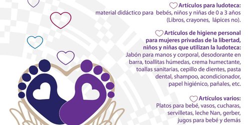 Invita IMES a colecta en beneficio de mujeres privadas de la libertad