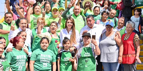 Ruth González llega a mitad de la campaña como puntera para convertirse en Senadora por SLP