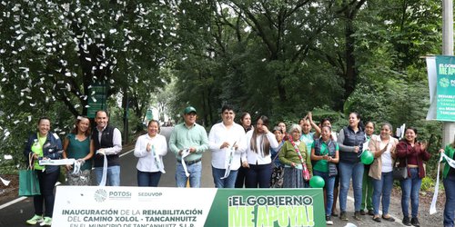 Entregan autoridades  el camino Xolol-Tancanhuitz