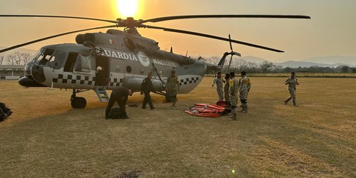 Ejército Mexicano incrementa acciones para combatir incendios forestales en el Estado de San Luis Potosí