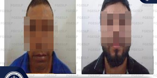 Detienen a dos tipos señalados por robo de seis millones a oficina contable en SLP