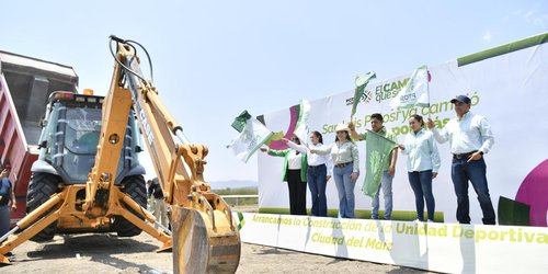 Ricardo Gallardo lleva más obra vial y deportiva a Ciudad del Maíz