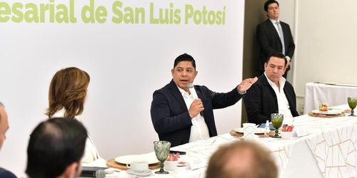 Ricardo Gallardo fortalece coordinación con la Alianza Empresarial en beneficio de SLP