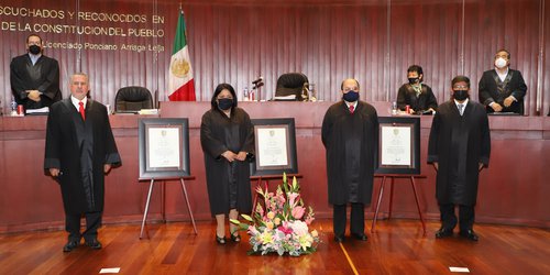 Concluyen su periodo, tres magistrados del Supremo Tribunal de Justicia