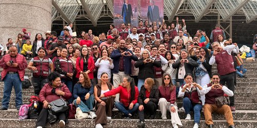 Morena de SLP celebra 15 años del movimiento en el Auditorio Nacional