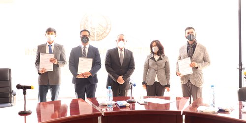 Entrega INE SLP carta de nombramiento a los consejeros electorales del Ceepac